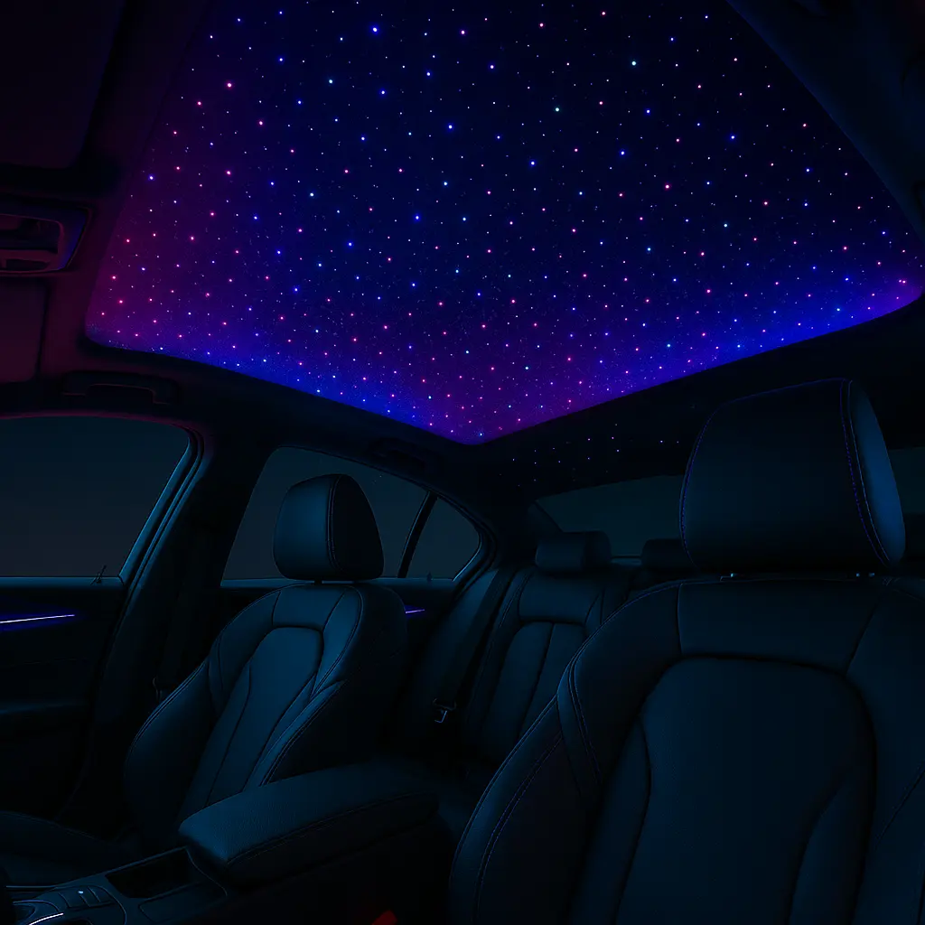 Sterrenhemel in auto
